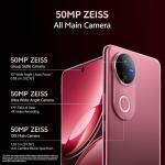 vivo V50 5G (8GB RAM, 256GB, Rose Red)