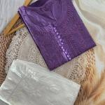 Libas Women Abstract Printed Cotton Straight Kurta Set With Dupatta