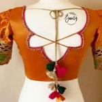 Cut work blouse